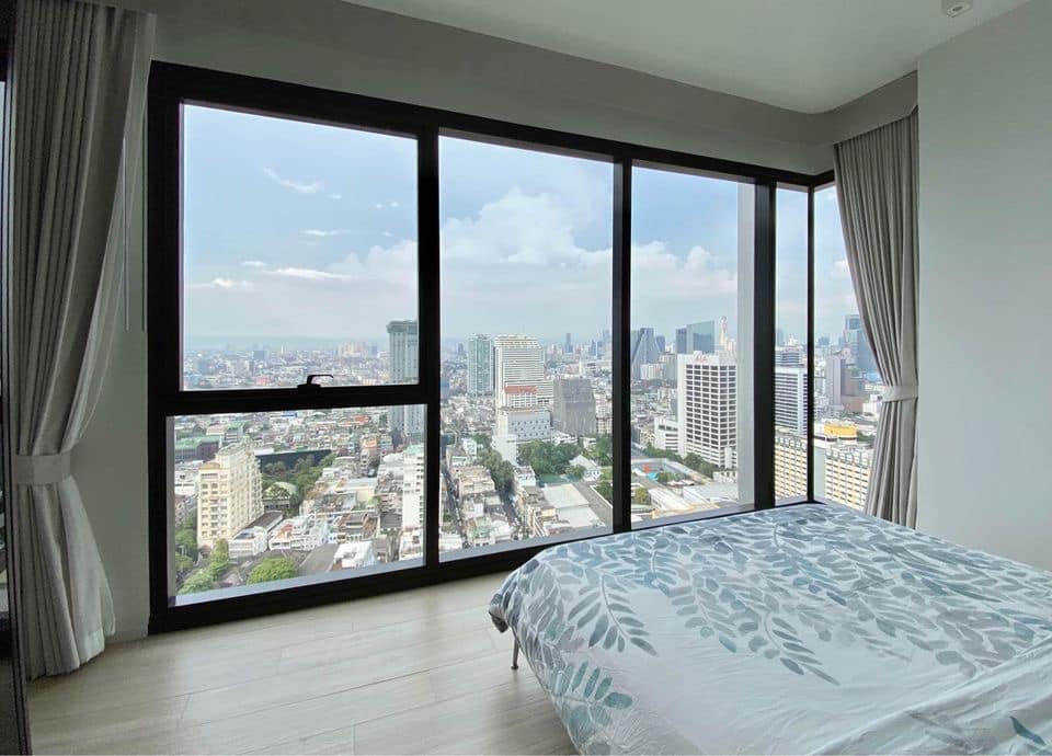 👑 The Lofts Silom 👑  For Rent , 2Bed2Bath , 25thFloor - High ceiling , Newly decorated
